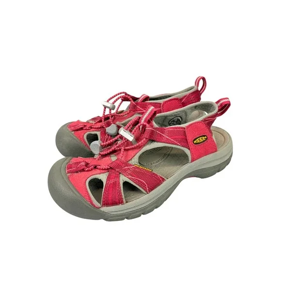 Keen Venice H2 Sandals Womens 6.5 Red Waterproof Hiking Sport Shoes - Picture 1 of 7